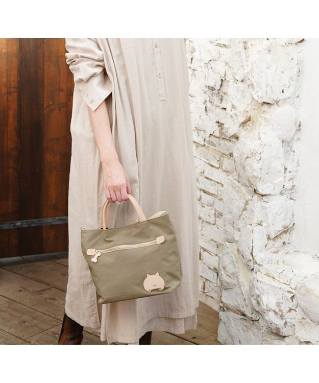 Regalo Felice 【軽量 / 弱撥水 / お散歩バッグにもオススメ】トート / REGALO GYO(サンドグレー×おしり)