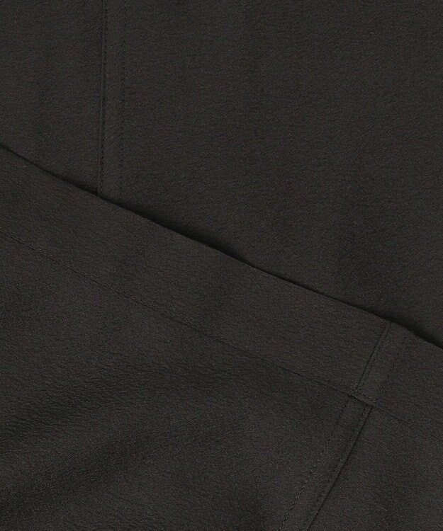 BEIGE， 【洗える】AMARYLLIS / ウエストベルトシアーサファリジャケット Black