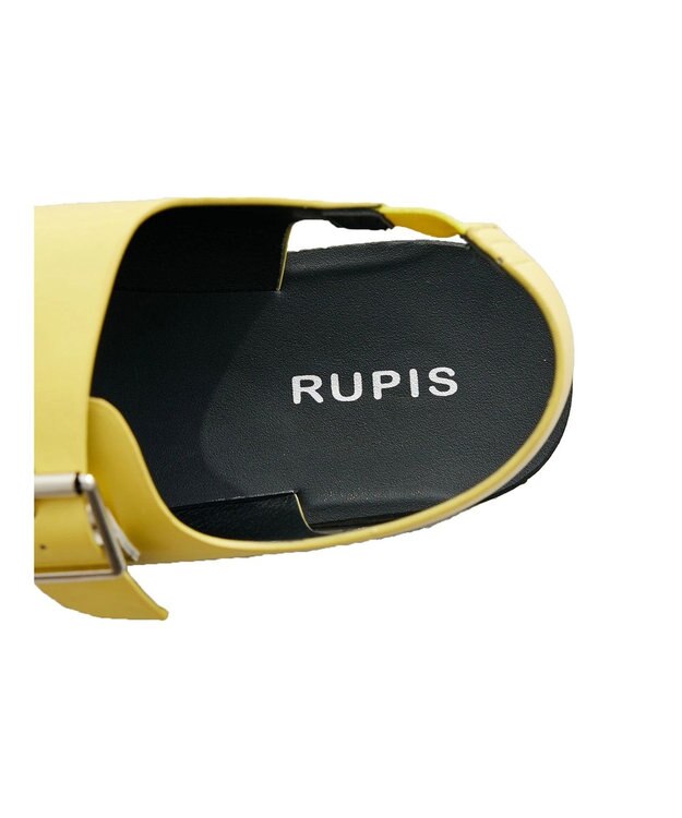 Green Parks ＲＵＰＩＳ．インジェクションＷベルトサンダル Yellow