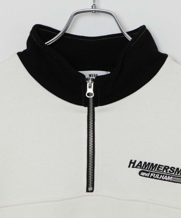 WEGO ヘビーウエイトラインスリーブプルオーバー オフホワイト