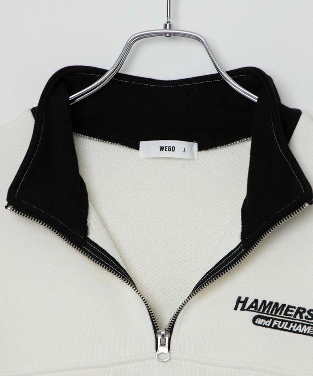 WEGO ヘビーウエイトラインスリーブプルオーバー オフホワイト