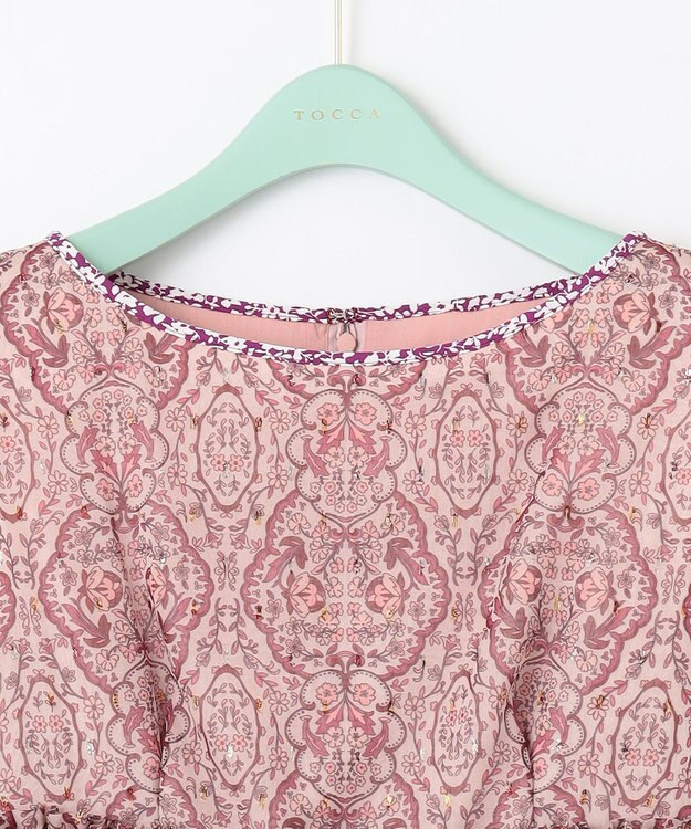 TOCCA 【消臭＆洗える！】PINK JAIPUR ロングドレス ピンク系5