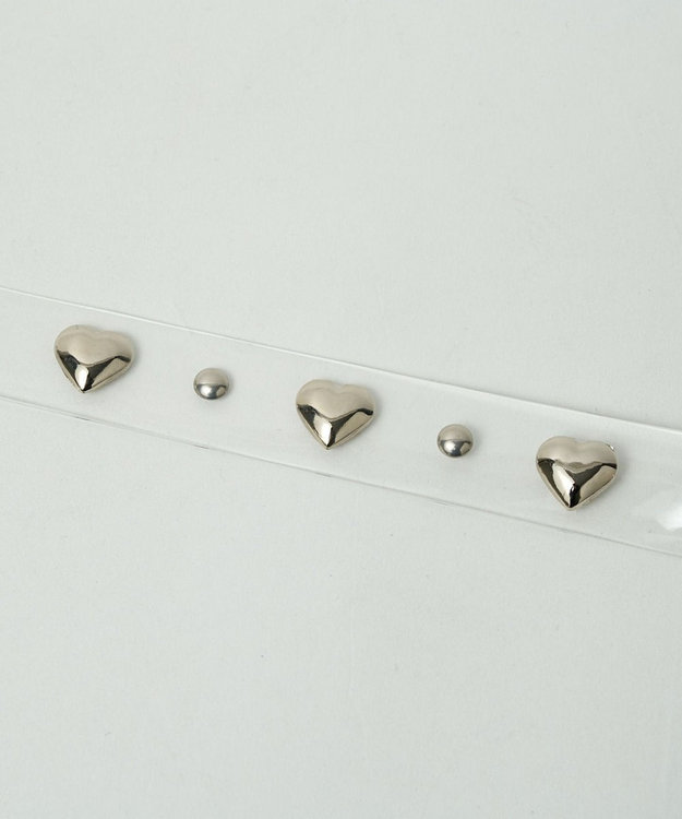 WEGO Lハートスタッズベルト 柄1