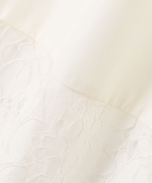 23区 S 【LEE10月号掲載/洗える】レースコンビ ペチコート スカート ホワイト系