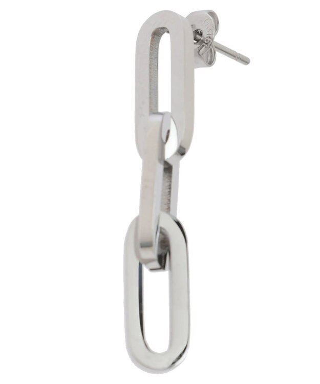 Green Parks ・ＨＡＬＦ　ＴＩＭＥ　サージカルチェーンピアス Silver