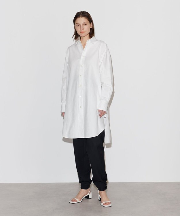 NAVE 【Nave　洗える】チュニック シャツ ホワイト系