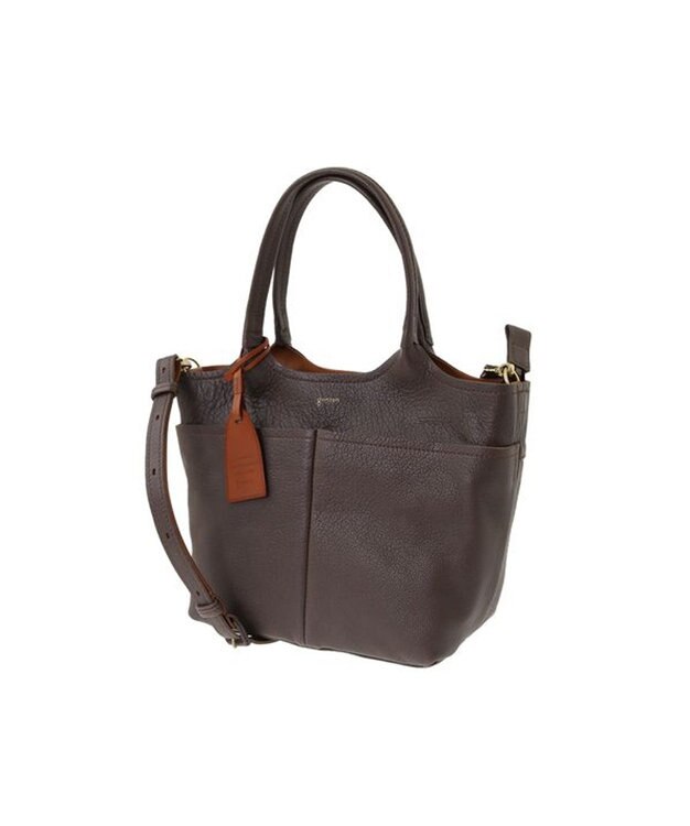 genten タスカ 2wayトートバッグ クレイ