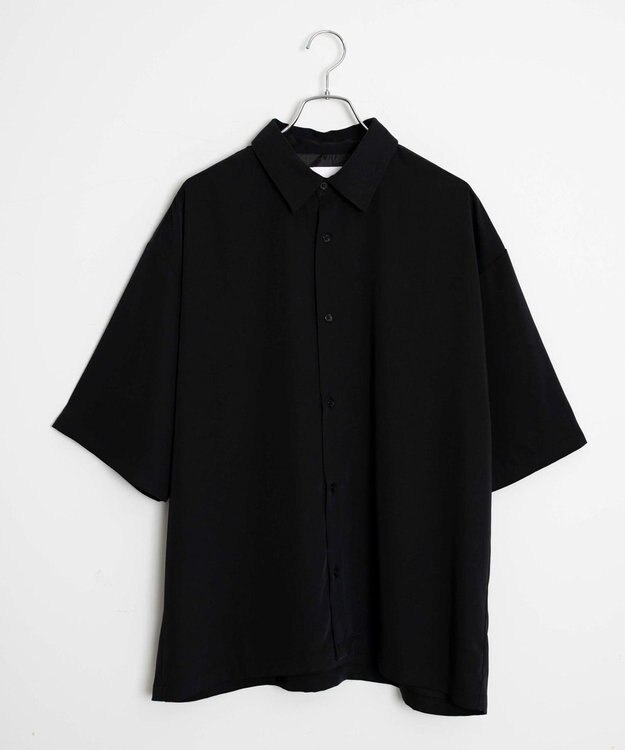 WEGO トロミBIGシャツ（S） ブラック