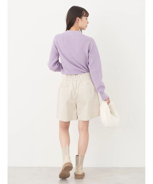 earth music&ecology アンチピリングハイネックプルオーバー Lavender