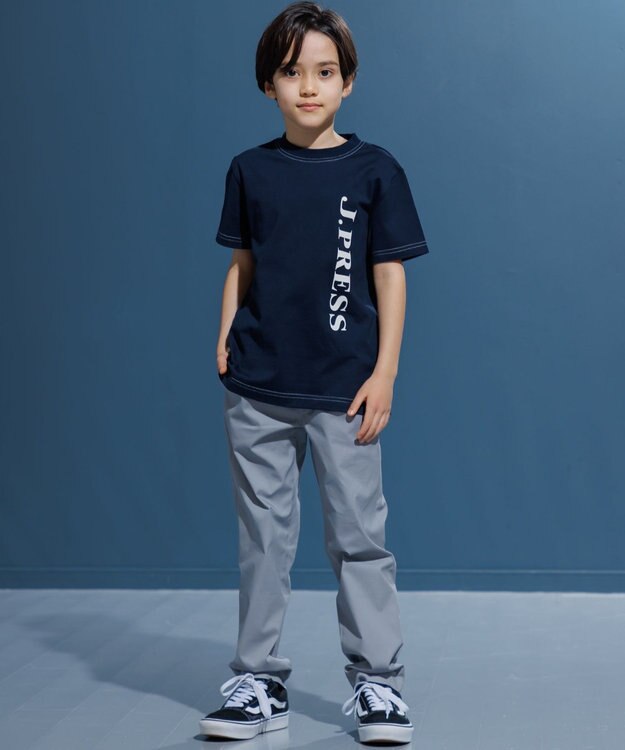 J.PRESS KIDS 【90-130cm】ブランドロゴ ベーシック 半袖Ｔシャツ ネイビー