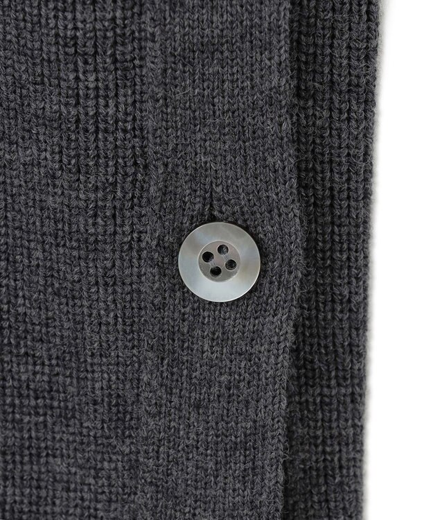 23区 【洗える】ベーシックカタアゼ ニットベスト グレー系