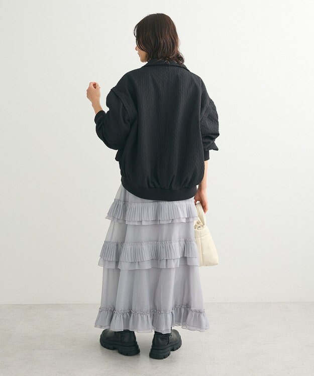 Green Parks ２ＷＡＹ　　ジャガードブルゾン Black