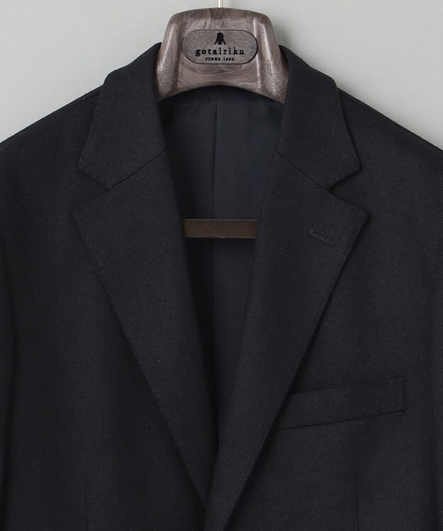 GOTAIRIKU RENEWOOL_CASHMEREセットアップ対応ジャケット ネイビー系