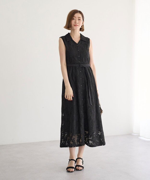 YECCA VECCA レースワンピース Black