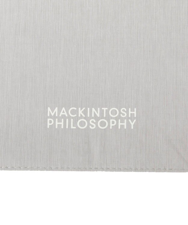 MOONBAT 【 遮光率100％/遮熱/UV/軽量】MACKINTOSH PHILOSOPHY(マッキントッシュフィロソフィー)晴雨兼用日傘 無地 シャンブレーBarbrella バーブレラ 折りたたみ傘 フワクール生地使用 グレー