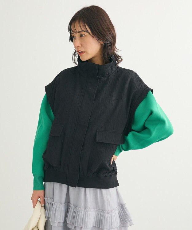 Green Parks ２ＷＡＹ　　ジャガードブルゾン Black