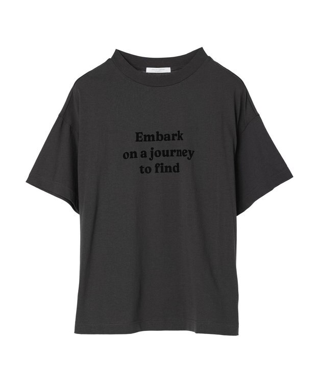 Green Parks ブロックロゴオーバーサイズＴシャツ Dark Gray