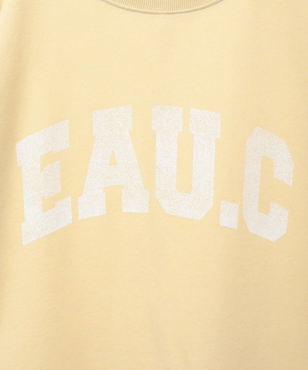 Green Parks ７分袖ミニ裏毛ドルマンロゴプルオーバー Yellow