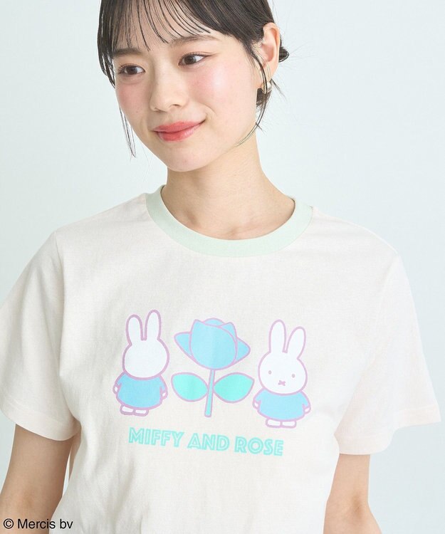 earth music&ecology ｍｉｆｆｙ／ｅａｒｔｈ　Ｒｏｓｅ　ｒｉｎｇｅｒ　Ｔｅｅ Cream