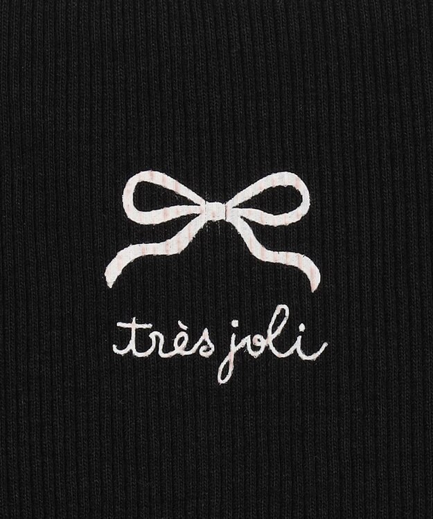 ANY KIDS テレコ キャミソール ブラック