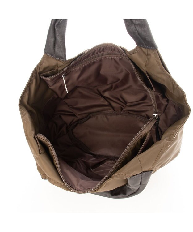 Y'SACCS リサイクルナイロン　ふんわりトート　Sサイズ チョコ