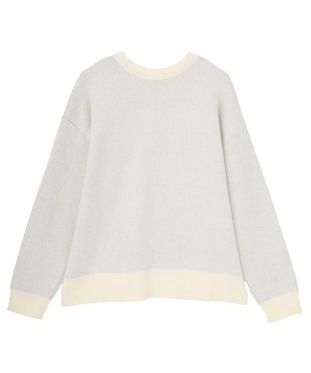 Green Parks ミッキー＆フレンズ／ジャガードニットプルオーバー Ivory