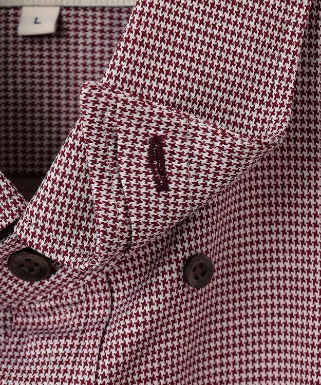 JOSEPH ABBOUD 【快適な着心地/イージーケア】ジャージーシャツ ワイン系7