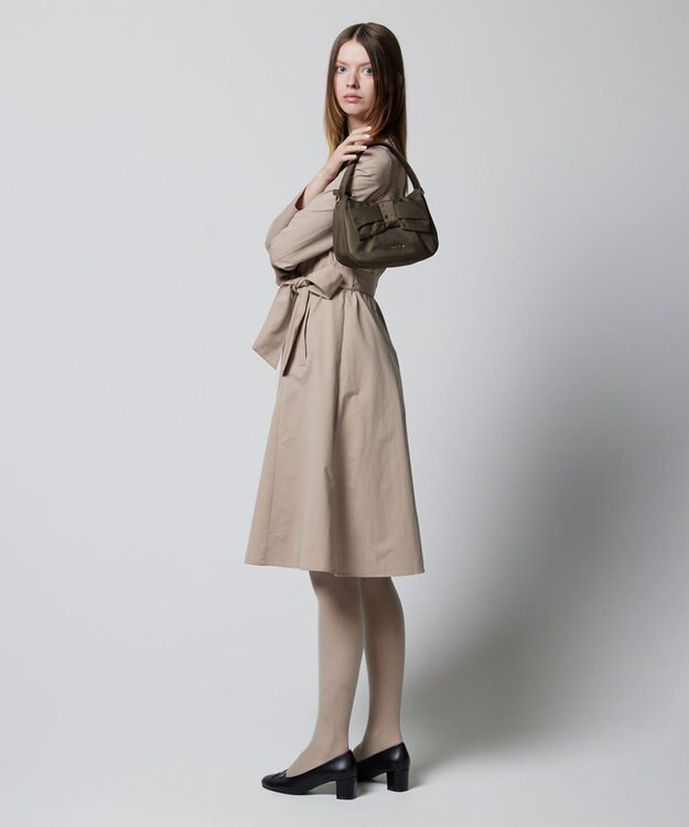 TOCCA 【洗える】TORCH 襟付きコート ベージュ系