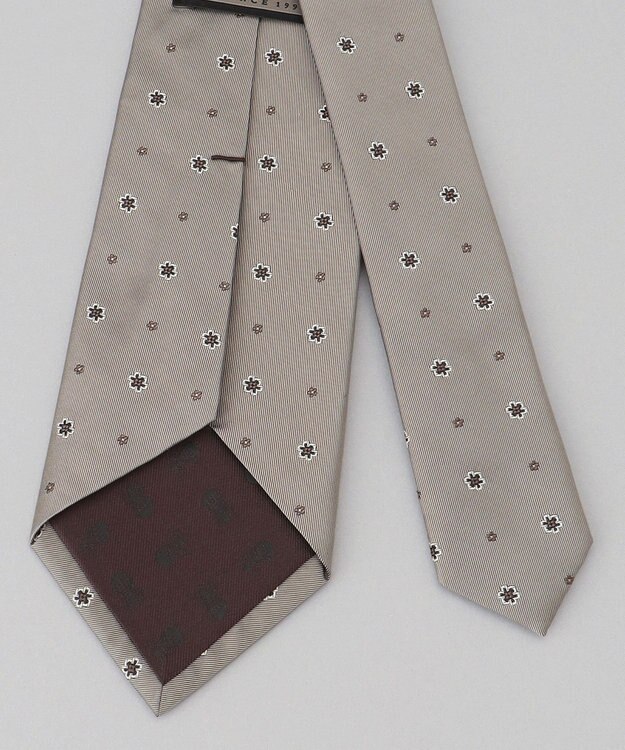 GOTAIRIKU GOTAIRIKU別注【日本製】シルク ネクタイ_小紋柄 ベージュ系8