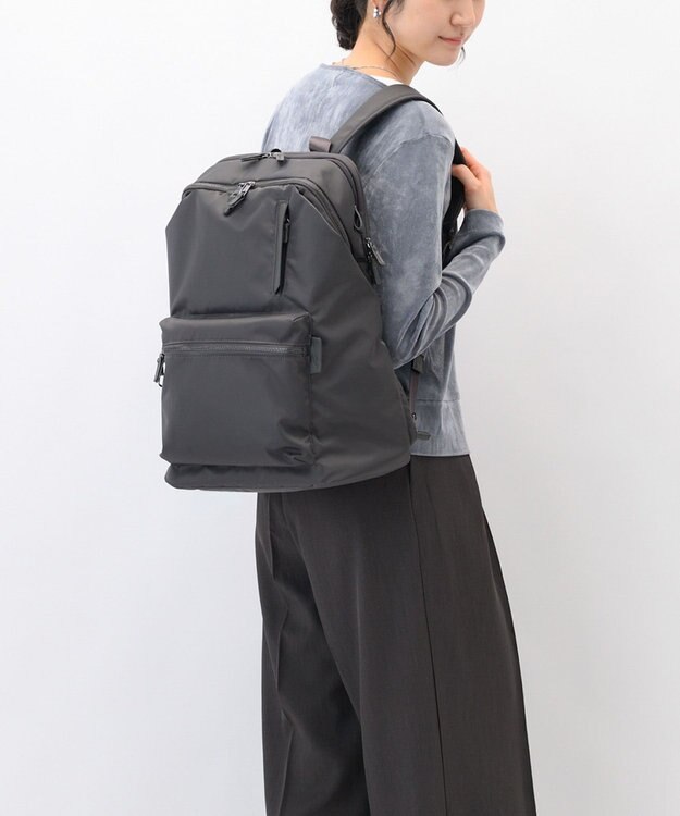 ACE BAGS & LUGGAGE W&.Day/Night ポッケス ハグリュック B4サイズ 15.6インチPC収納 20213 ダブルアンドデイナイト ダークグレー
