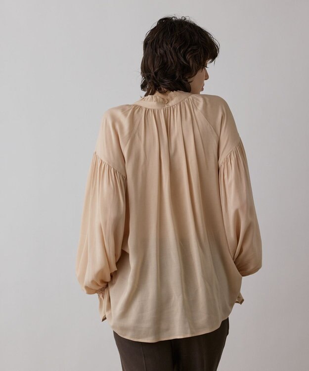 GRACE CONTINENTAL レースキャミ付カフタンブラウス ピンク