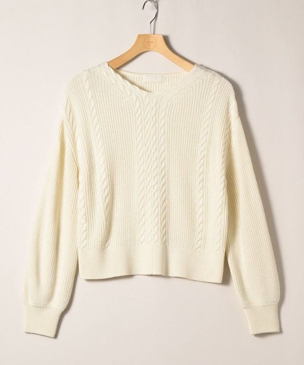 ONWARD Reuse Park 【any SiS】ニット秋冬 オフホワイト