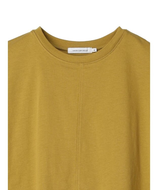 AMERICAN HOLIC レイヤードフレンチスリーブカットチュニック Mustard