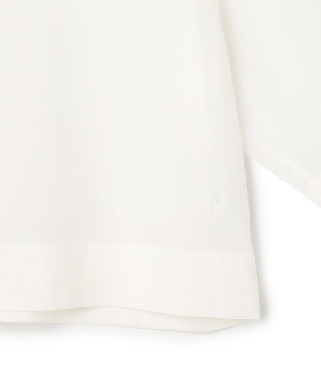 BEIGE， BAC / コットンシアー ショートレングスシャツ Off