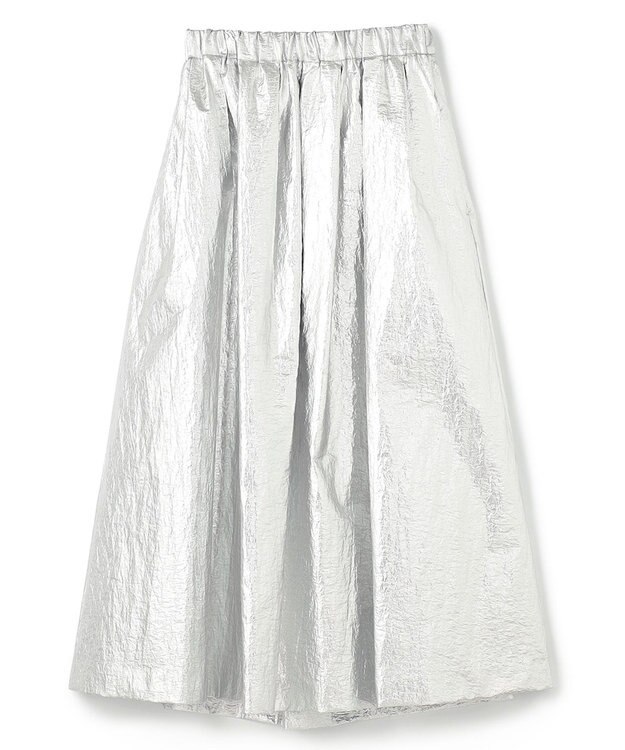 NAVE 【Nave】ホイルプリント スカート シルバー系