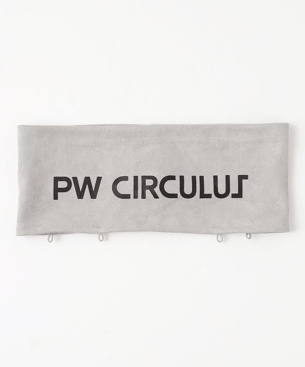 PW CIRCULUS 2025 NEW！【手洗い洗濯可】【MEN】キャットグラフィック スエードライク デタッチャブルフーディ ゴルフ グレー系