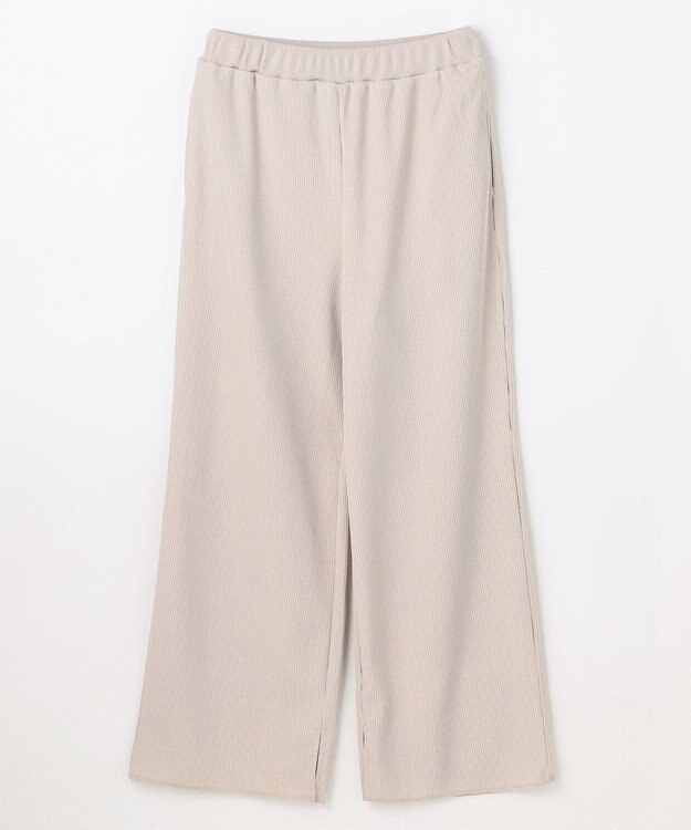 ANY L テレコイージーパンツ ライトベージュ