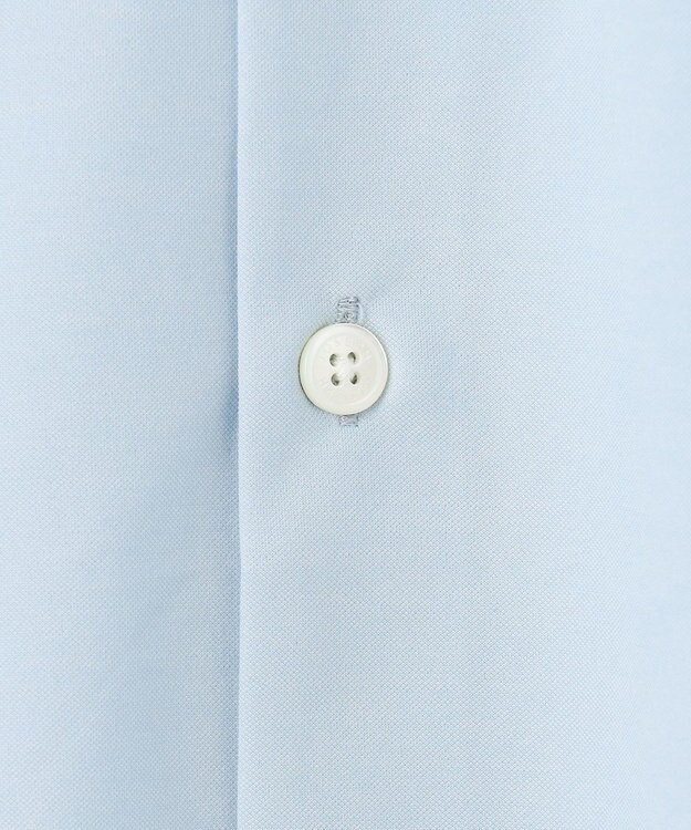 JOSEPH HOMME コンフォートクリアオックス　バンドカラーシャツ スカイブルー系