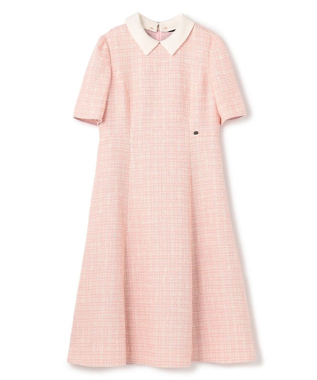 TOCCA 【洗える・消臭】 TWEED BLOSSOM ドレス ピンク系5