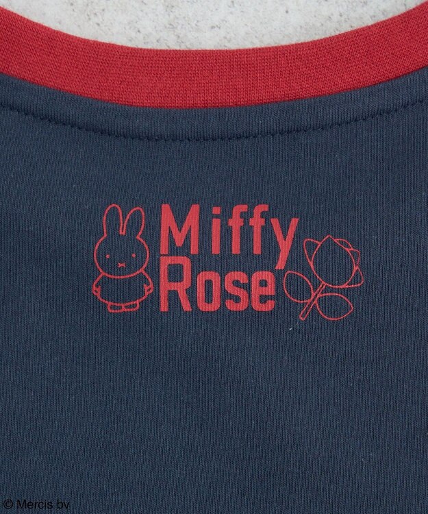 earth music&ecology ｍｉｆｆｙ／ｅａｒｔｈ　Ｒｏｓｅ　ｒｉｎｇｅｒ　Ｔｅｅ Navy