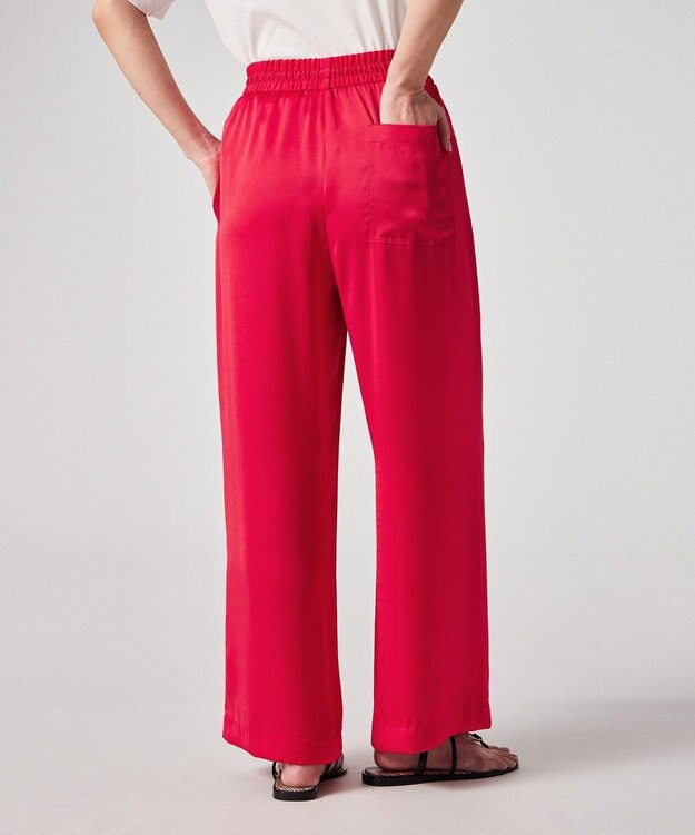 Paul Smith サテン ストレートパンツ ローズ