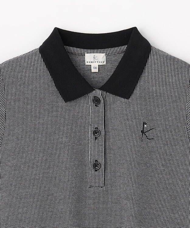 組曲 KIDS 【100㎝】 COOLMAXカノコワンピース ブラック