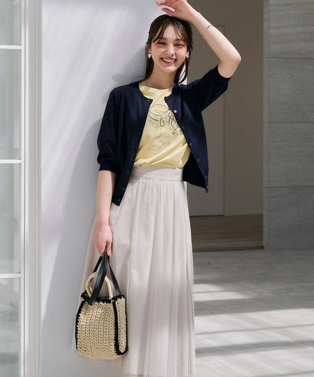 ANY SIS 【2WAY】ライトチュールリバーシブル スカート アイボリーベージュ