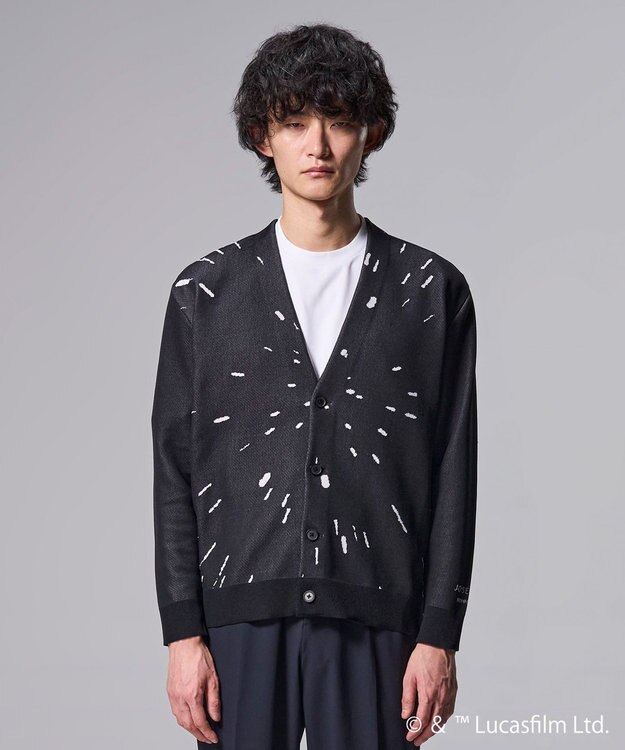 JOSEPH HOMME 【WEB限定】【スター・ウォーズ 】 JOSEPH HOMME スター・ウォーズ / ジャガードカーディガン ブラック系