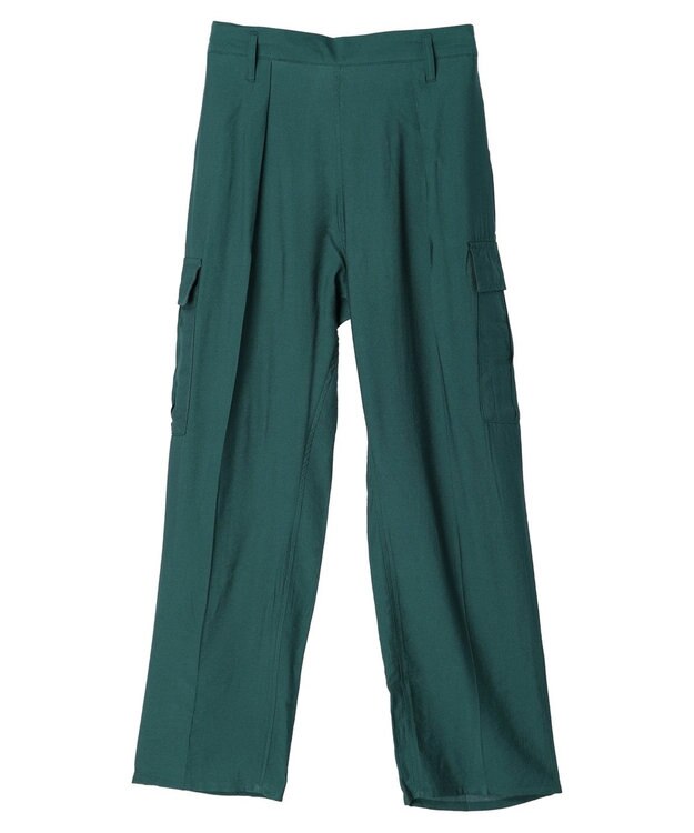 Green Parks とろみカーゴパンツ Green