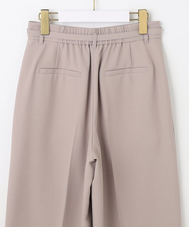 ANY SIS 【UVカット・接触冷感・吸水速乾】スマートビューティストレッチ  ワイドパンツ グレージュ