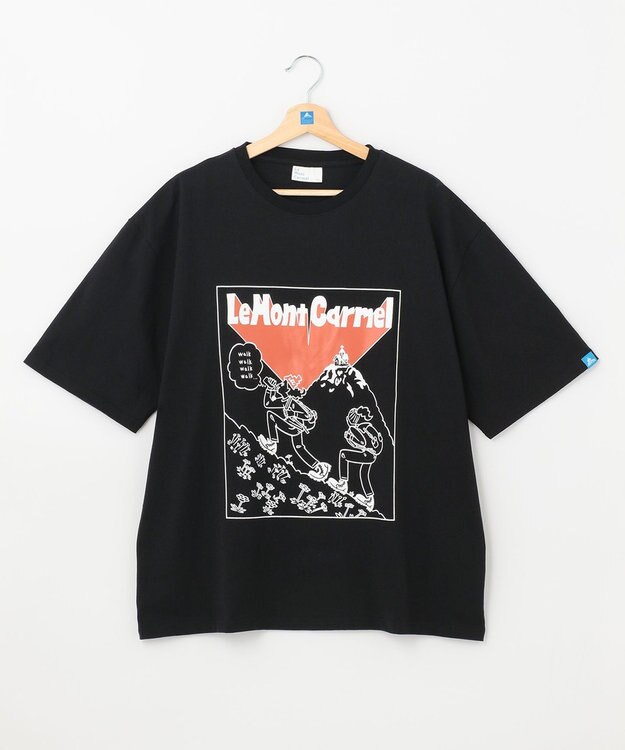 SHARE PARK MENS 【UNISEX】UVカット アートコラボTシャツ〈HIKING〉 ブラック
