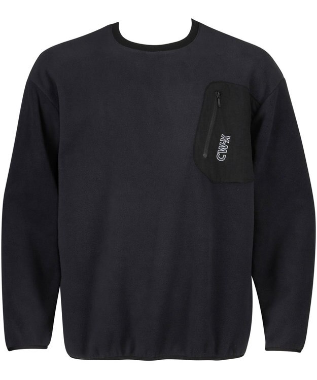 CW-X 【UNISEX】 CW-X プルオーバー 保温(本体) ゆったり設計 長袖 Uネック スポーツ ユニセックス DWR619 /ワコール ブラック