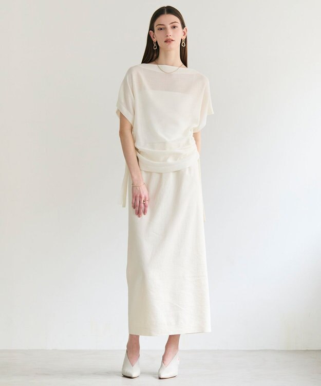 BEIGE， LIATRIS / ドロスト ドルマンブラウス Ecru