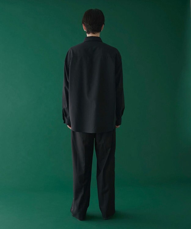 WEGO ボウタイシャツ(LS) ブラック